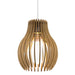 Accord Lighting - One Light Pendant - Stecche di Legno - Louro Freijo- Union Lighting Luminaires Decor
