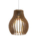 Accord Lighting - One Light Pendant - Stecche di Legno - American Walnut- Union Lighting Luminaires Decor