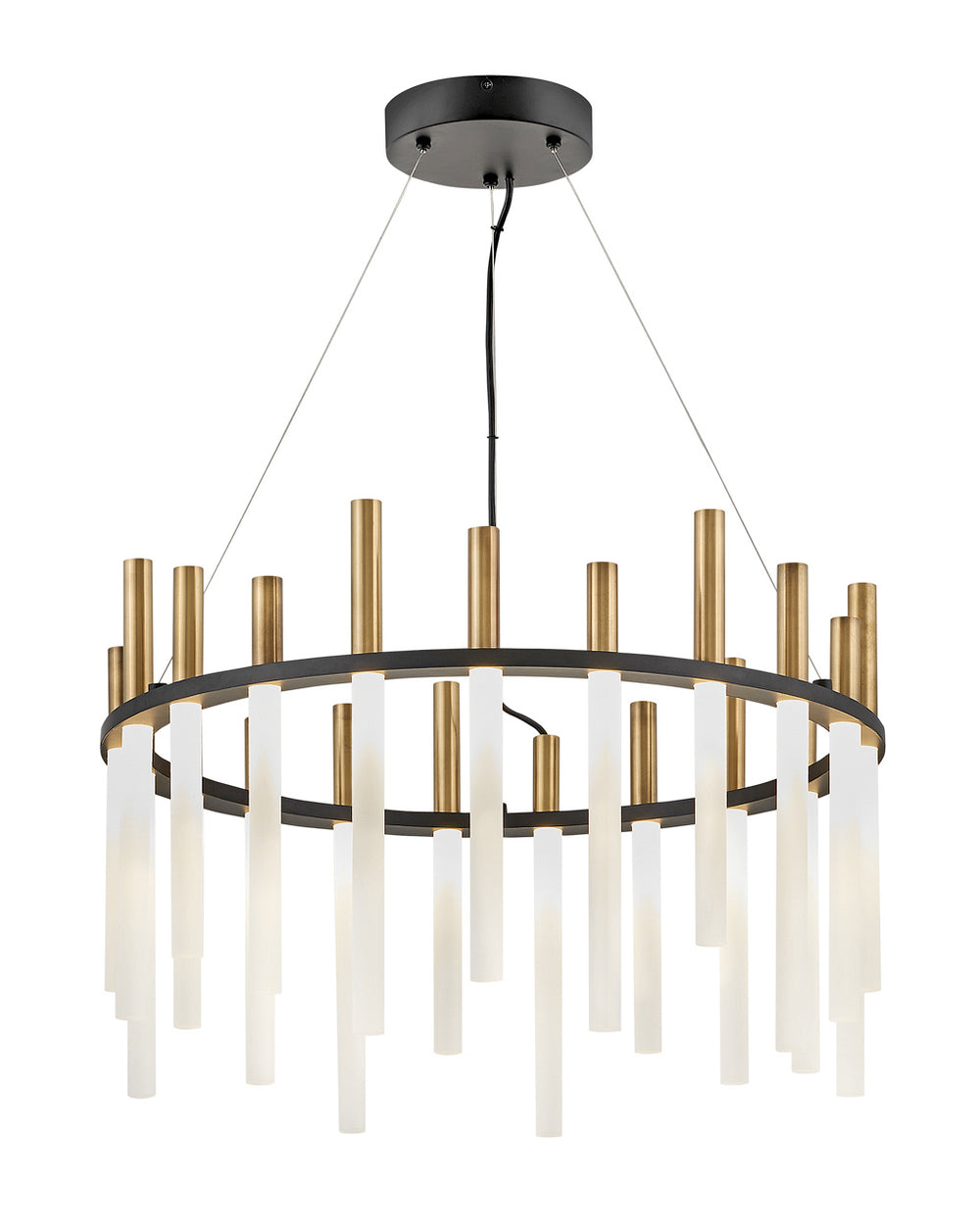 Fredrick Ramond Canada - LED Chandelier - Echo - Black- Union Lighting Luminaires Decor