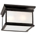 Visual Comfort Signature Canada - Three Light Flush Mount - Club Square - Bronze- Union Lighting Luminaires Decor