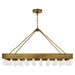 Ralph Lauren Canada - 24 Light Pendant - Roark - Natural Brass- Union Lighting Luminaires Decor