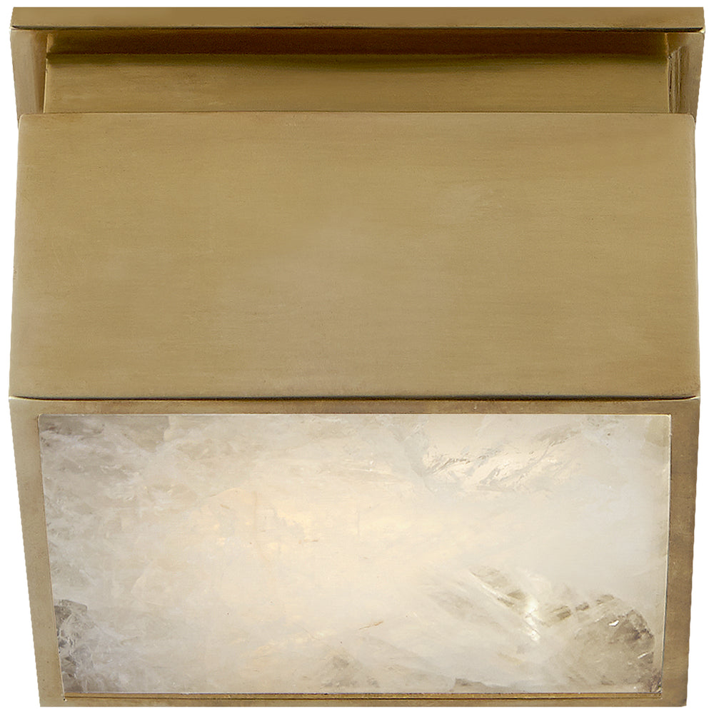 Ralph Lauren Canada - LED Flush Mount - Ellis - Natural Brass- Union Lighting Luminaires Decor