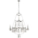 Ralph Lauren Canada - Eight Light Chandelier - Natalie - Polished Nickel- Union Lighting Luminaires Decor