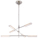 Ralph Lauren Canada - LED Chandelier - Daley - Polished Nickel- Union Lighting Luminaires Decor