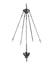 Ralph Lauren Canada - 12 Light Chandelier - Radford - Polished Nickel and Black Ebony- Union Lighting Luminaires Decor