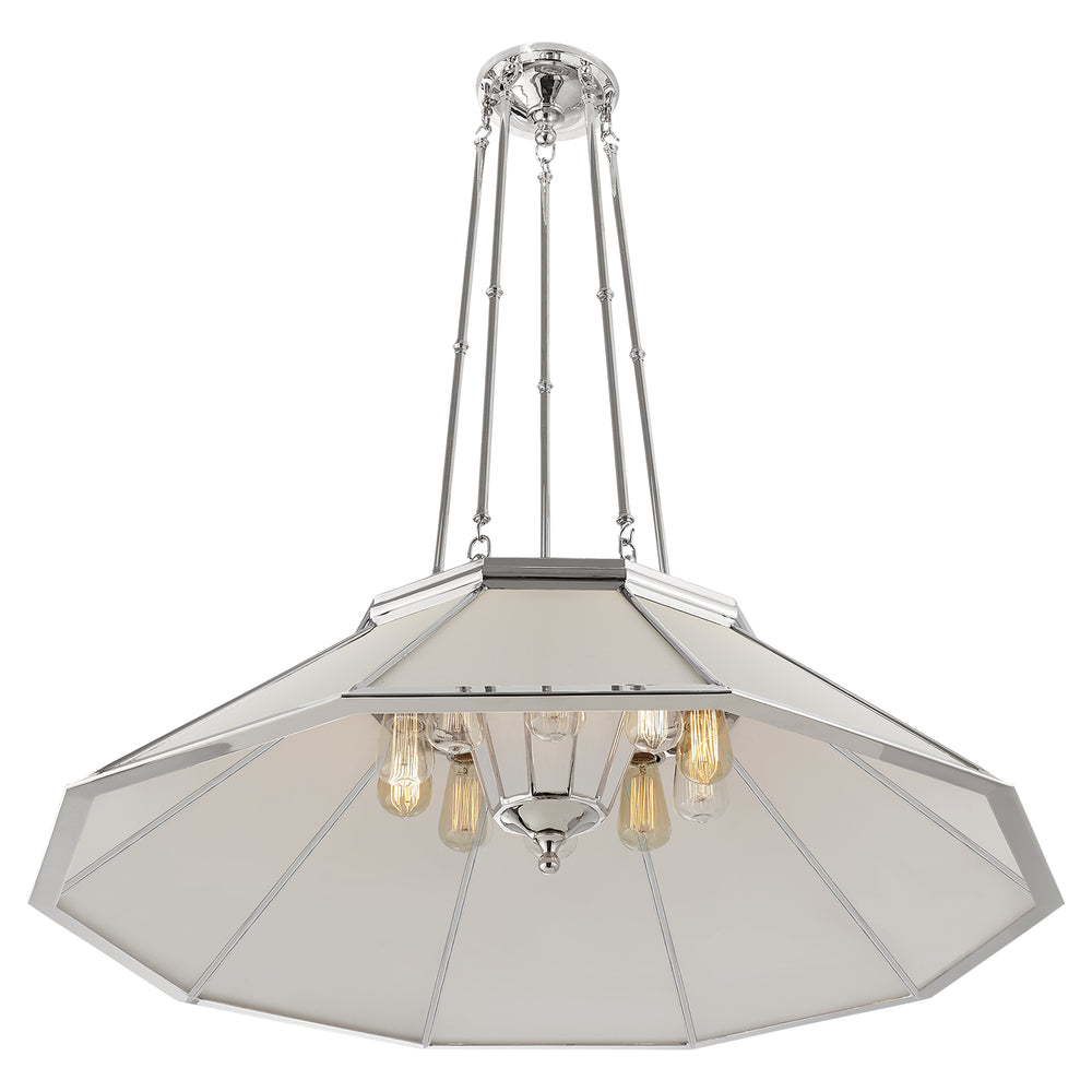 Ralph Lauren Canada - Ten Light Chandelier - Rivington - Polished Nickel- Union Lighting Luminaires Decor