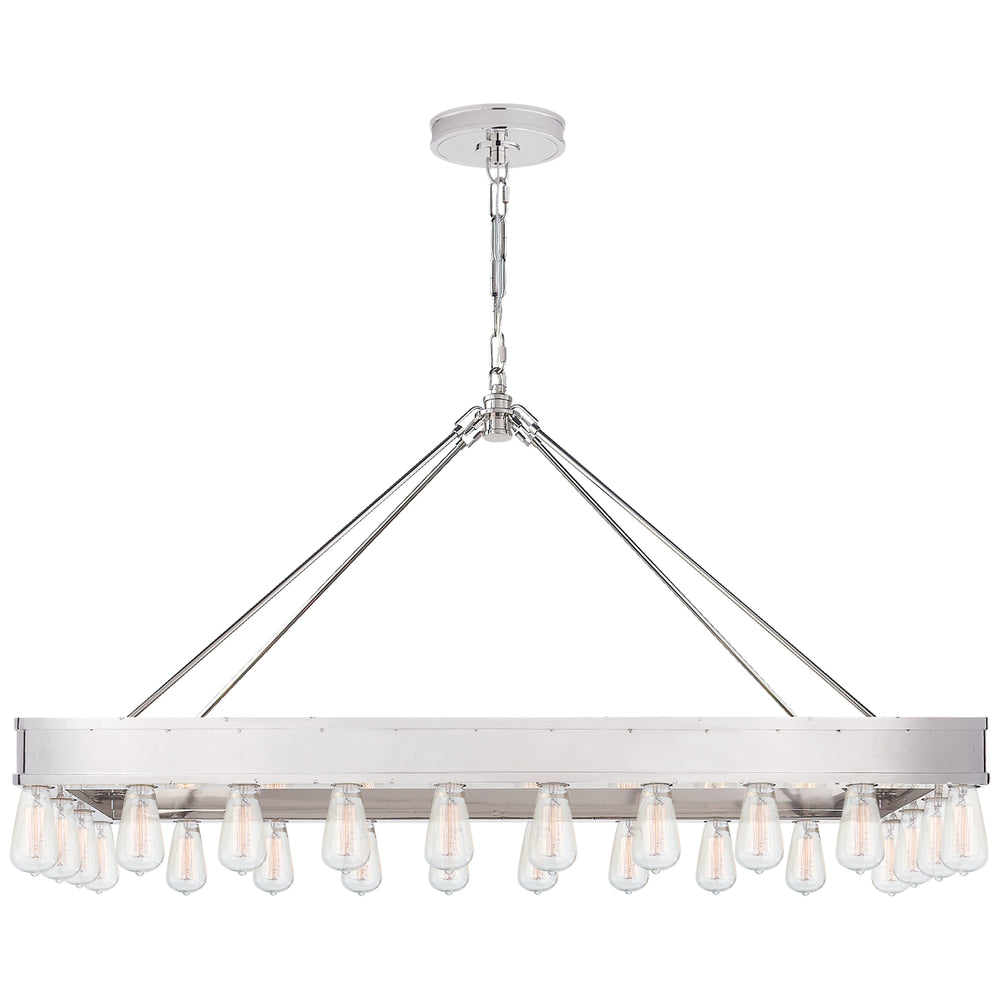 Ralph Lauren Canada - 24 Light Chandelier - Roark - Polished Nickel- Union Lighting Luminaires Decor