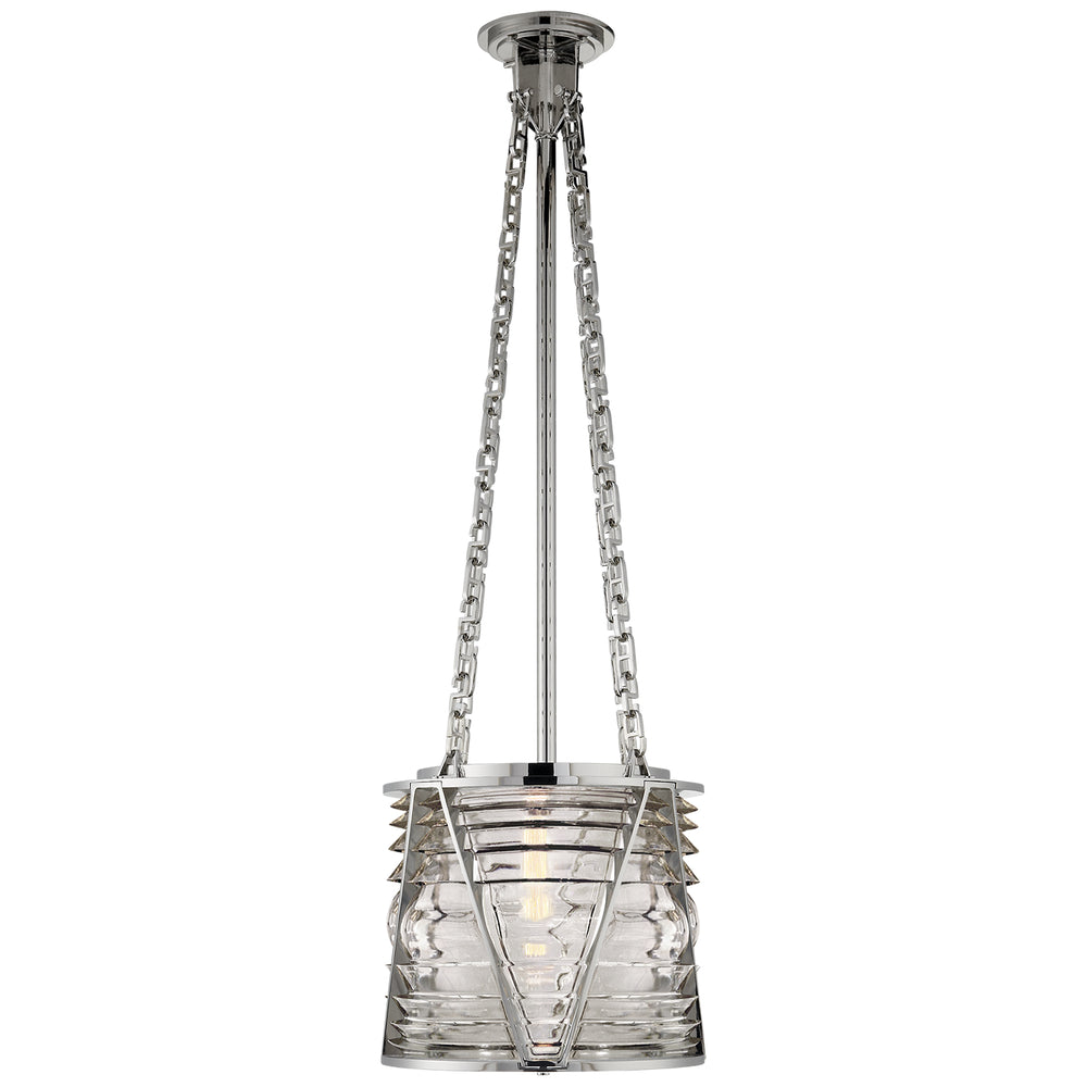 Ralph Lauren Canada - One Light Lantern - Chatham - Polished Nickel- Union Lighting Luminaires Decor