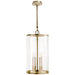 Ralph Lauren Canada - Four Light Lantern - Modern - Natural Brass- Union Lighting Luminaires Decor