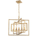 Crystorama - Five Light Chandelier - Capri - Antique Gold- Union Lighting Luminaires Decor