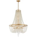 Crystorama - Nine Light Chandelier - Arcadia - Antique Gold- Union Lighting Luminaires Decor