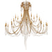 Crystorama - 28 Light Chandelier - Arcadia - Antique Gold- Union Lighting Luminaires Decor