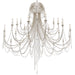 Crystorama - 28 Light Chandelier - Arcadia - Antique Silver- Union Lighting Luminaires Decor