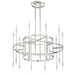 Crystorama - 20 Light Chandelier - Aries - Polished Nickel- Union Lighting Luminaires Decor