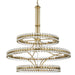 Crystorama - 24 Light Chandelier - Clover - Aged Brass- Union Lighting Luminaires Decor