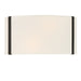 Crystorama - Two Light Wall Sconce - Fulton - Black- Union Lighting Luminaires Decor