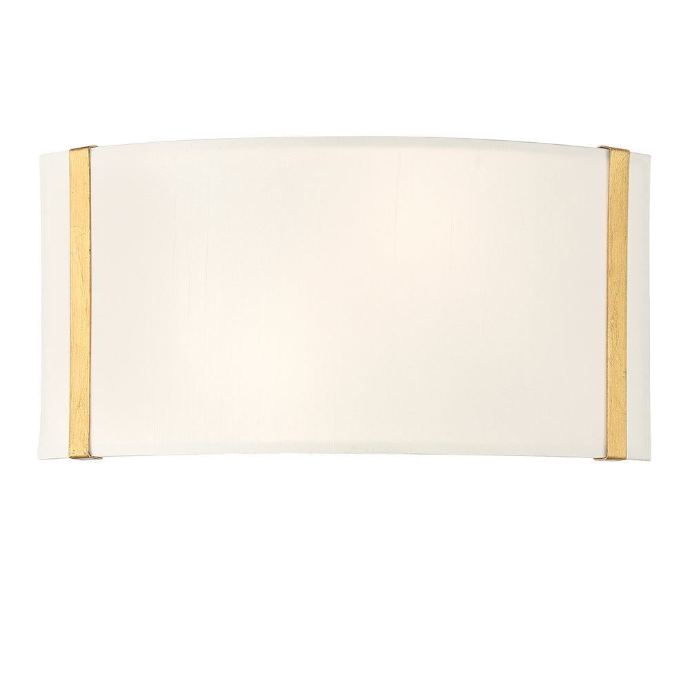 Crystorama - Two Light Wall Sconce - Fulton - Antique Gold- Union Lighting Luminaires Decor