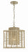 Crystorama - One Light Pendant - Jayna - Burnished Silver- Union Lighting Luminaires Decor