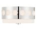 Crystorama - Two Light Flush Mount - Kirby - Polished Nickel- Union Lighting Luminaires Decor