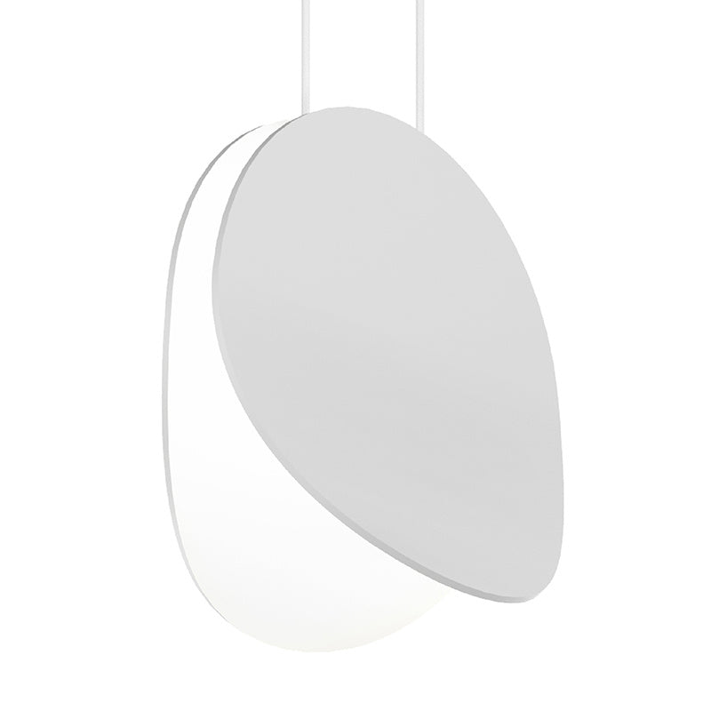 Sonneman Canada - LED Pendant - Malibu Discs - Satin White- Union Lighting Luminaires Decor