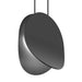 Sonneman Canada - LED Pendant - Malibu Discs - Satin Black- Union Lighting Luminaires Decor