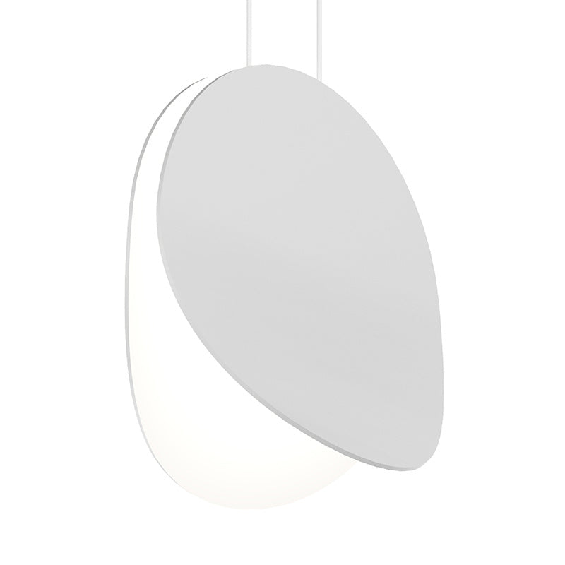 Sonneman Canada - LED Pendant - Malibu Discs - Satin White- Union Lighting Luminaires Decor