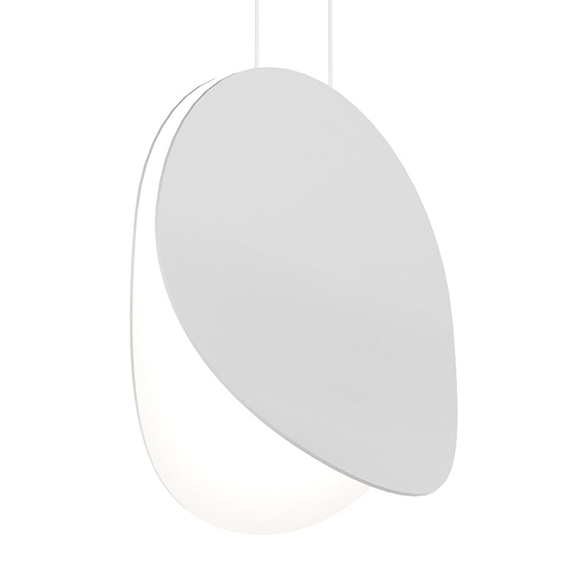 Sonneman Canada - LED Pendant - Malibu Discs - Satin White- Union Lighting Luminaires Decor