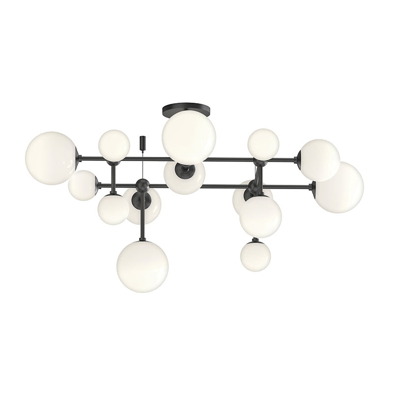 Sonneman Canada - LED Semi-Flush Mount - Sabon - Satin Black- Union Lighting Luminaires Decor