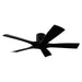 Modern Forms Fans Canada - 54" Ceiling Fan - Aviator 5 - Matte Black- Union Lighting Luminaires Decor