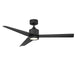 Modern Forms Fans Canada - 54"Ceiling Fan - Lotus - Matte Black- Union Lighting Luminaires Decor