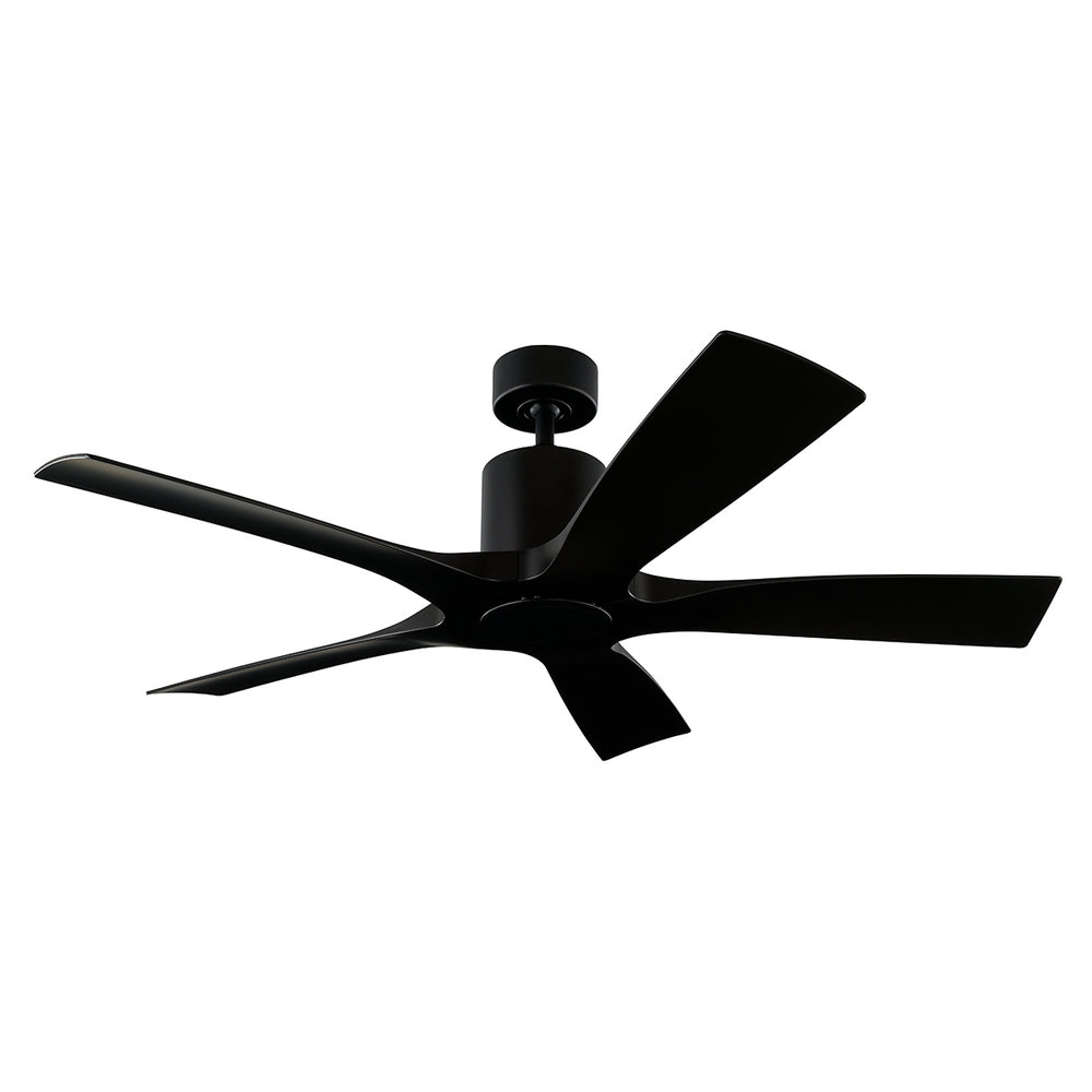 Modern Forms Fans Canada - 54" Ceiling Fan - Aviator 5 - Matte Black- Union Lighting Luminaires Decor