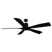 Modern Forms Fans Canada - 70" Ceiling Fan - Aviator 70 - Matte Black- Union Lighting Luminaires Decor