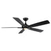 Modern Forms Fans Canada - 60" Ceiling Fan - Mykonos 5 - Matte Black- Union Lighting Luminaires Decor