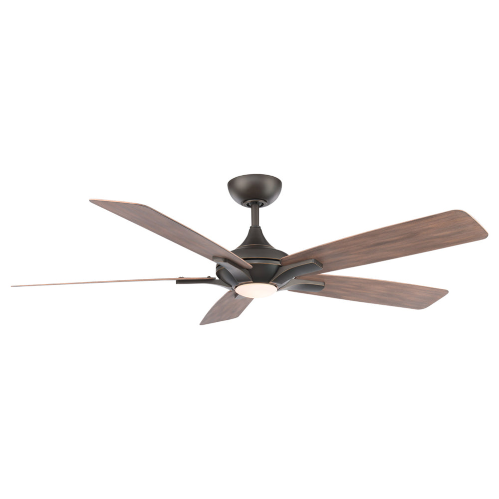 Modern Forms Fans Canada - 60" Ceiling Fan - Mykonos 5 - Oil Rubbed Bronze/Barn Wood- Union Lighting Luminaires Decor