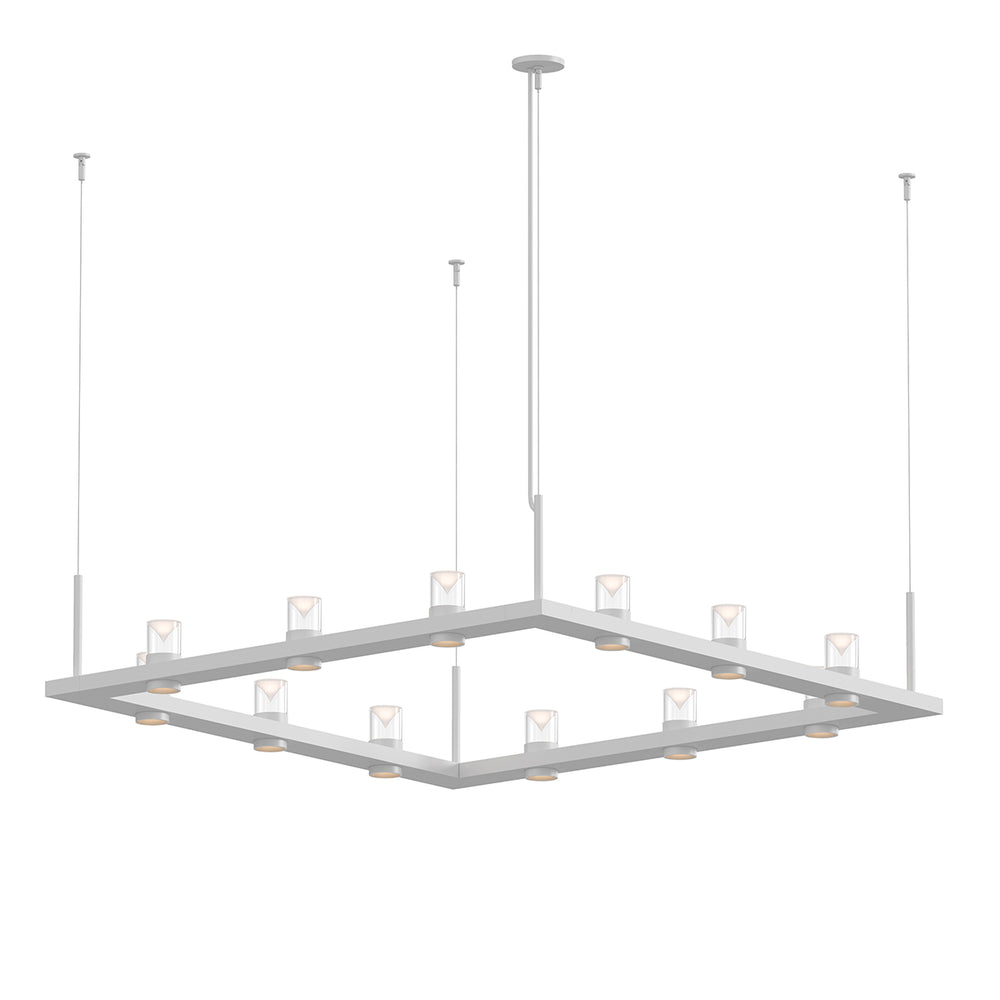 Sonneman - LED Pendant - Intervals - Satin White- Union Lighting Luminaires Decor
