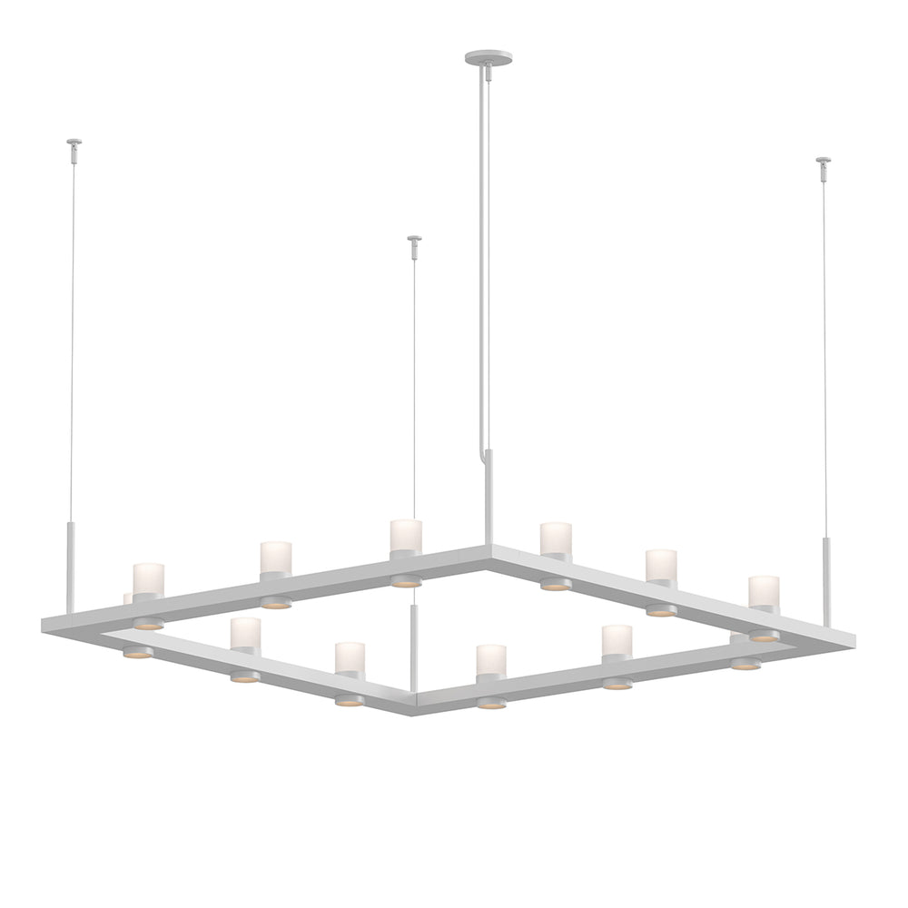 Sonneman - LED Pendant - Intervals - Satin White- Union Lighting Luminaires Decor