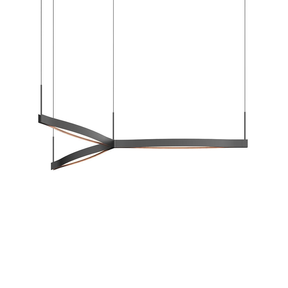 Sonneman - LED Pendant - Ola - Satin Black- Union Lighting Luminaires Decor