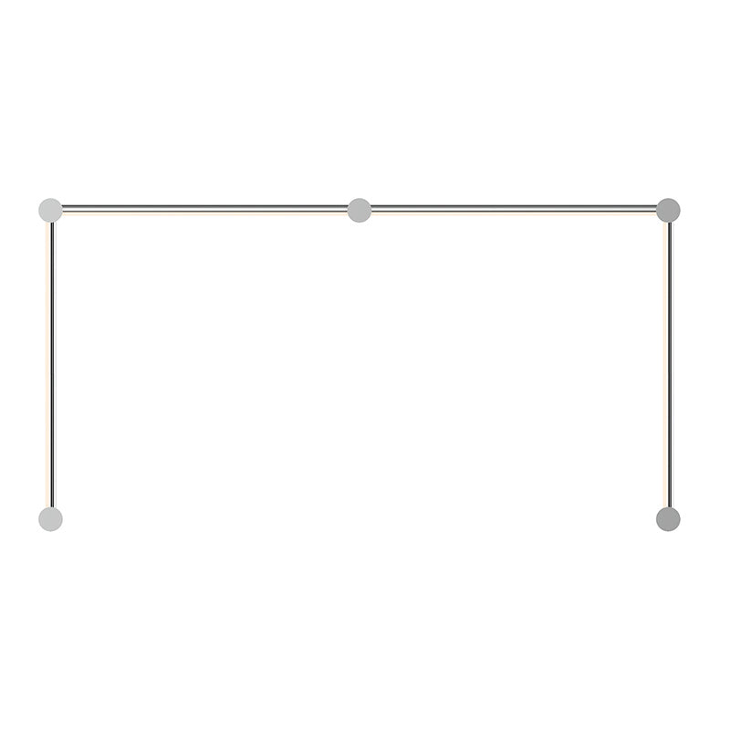 Sonneman - LED Wall Bar - Purolinear 360 - Satin Chrome- Union Lighting Luminaires Decor