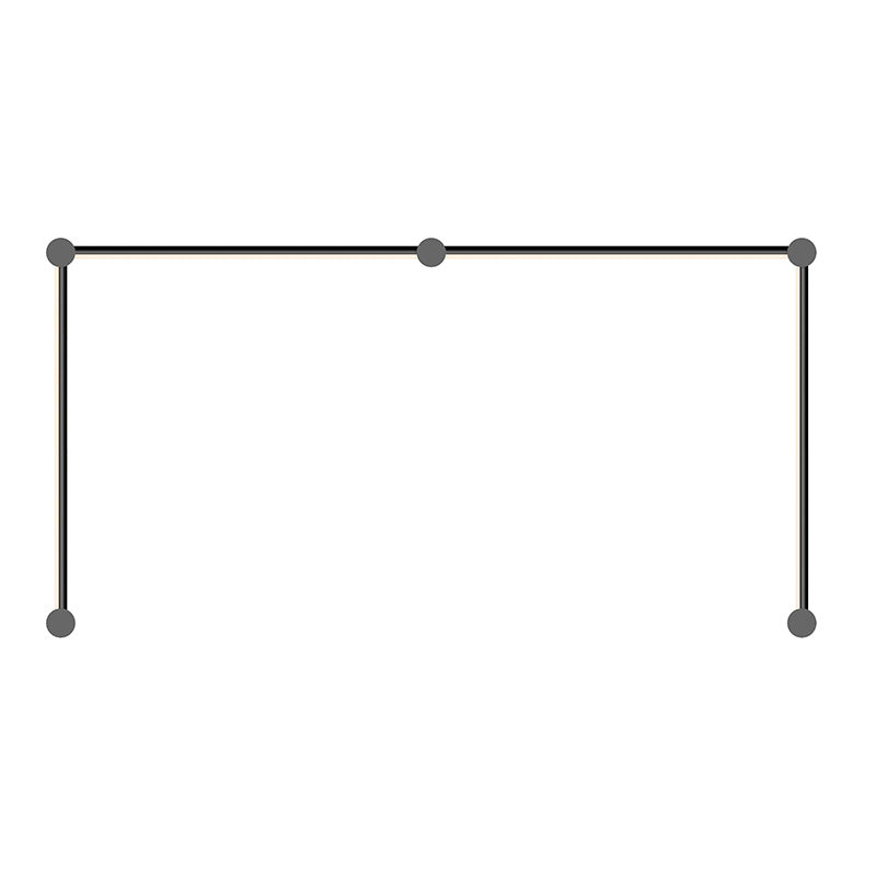 Sonneman - LED Wall Bar - Purolinear 360 - Satin Black- Union Lighting Luminaires Decor