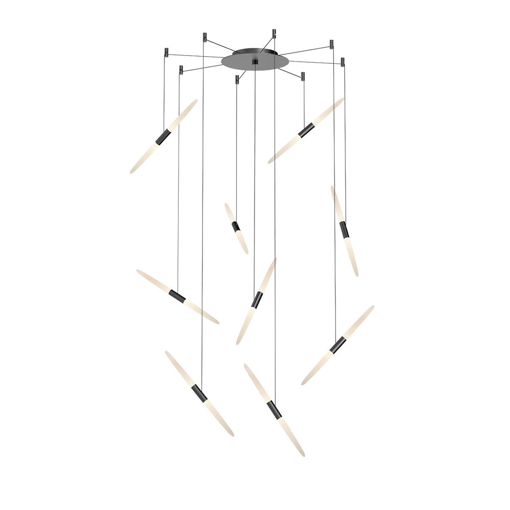 Sonneman Canada - LED Pendant - Ballet - Satin Black- Union Lighting Luminaires Decor