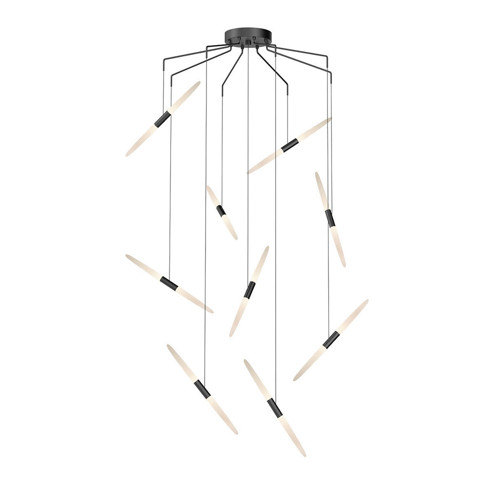 Sonneman Canada - LED Pendant - Ballet - Satin Black- Union Lighting Luminaires Decor