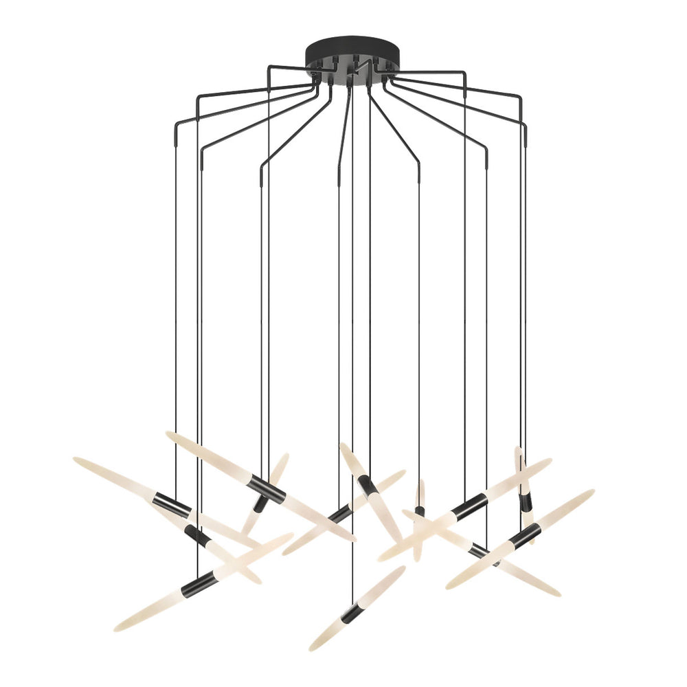 Sonneman Canada - LED Pendant - Ballet - Satin Black- Union Lighting Luminaires Decor