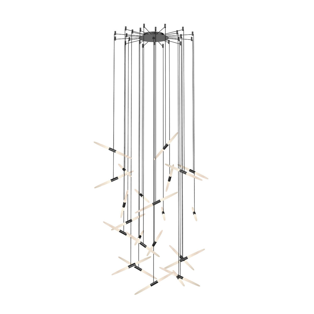 Sonneman Canada - LED Pendant - Ballet - Satin Black- Union Lighting Luminaires Decor