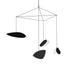 Sonneman - LED Pendant - Papillons - Satin Black- Union Lighting Luminaires Decor