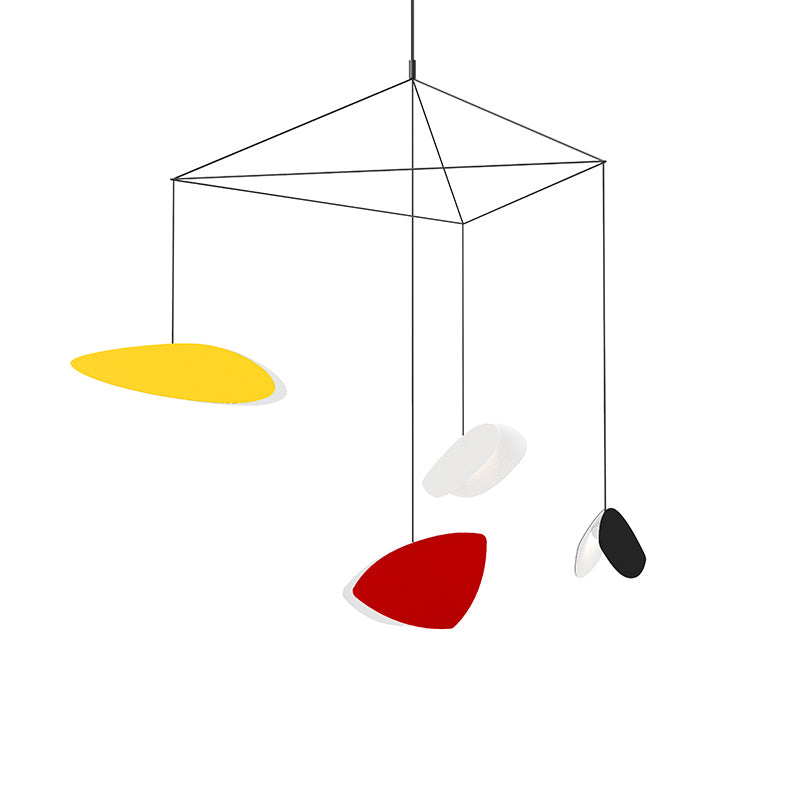 Sonneman - LED Pendant - Papillons - Satin Black- Union Lighting Luminaires Decor