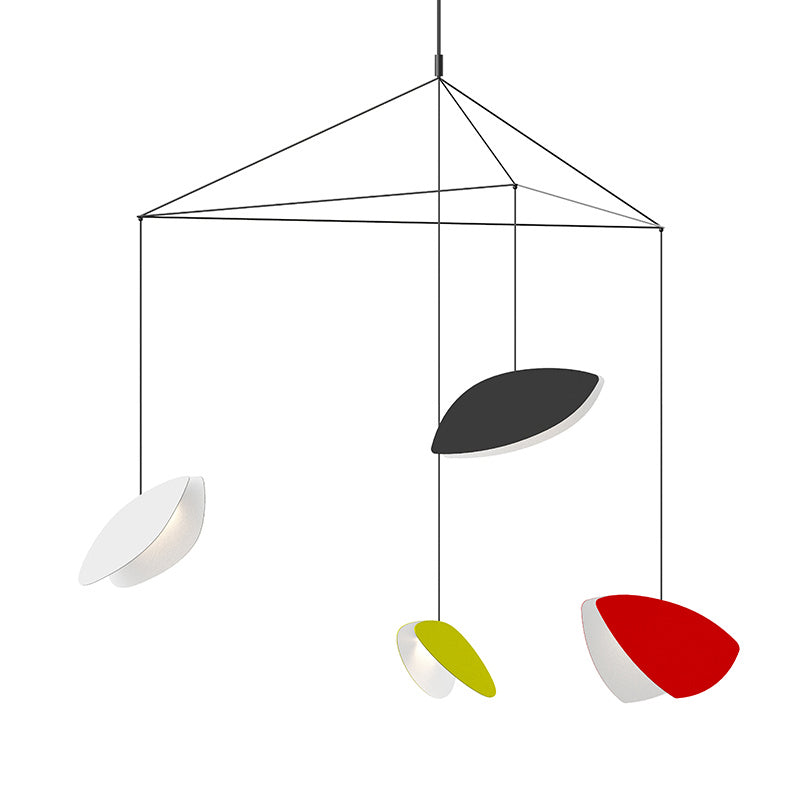 Sonneman - LED Pendant - Papillons - Satin Black- Union Lighting Luminaires Decor