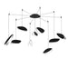 Sonneman - LED Pendant - Papillons - Satin Black- Union Lighting Luminaires Decor