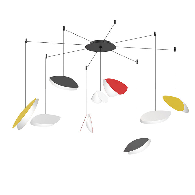 Sonneman - LED Pendant - Papillons - Satin Black- Union Lighting Luminaires Decor