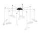 Sonneman - LED Pendant - Papillons - Satin Black- Union Lighting Luminaires Decor