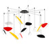 Sonneman - LED Pendant - Papillons - Satin Black- Union Lighting Luminaires Decor